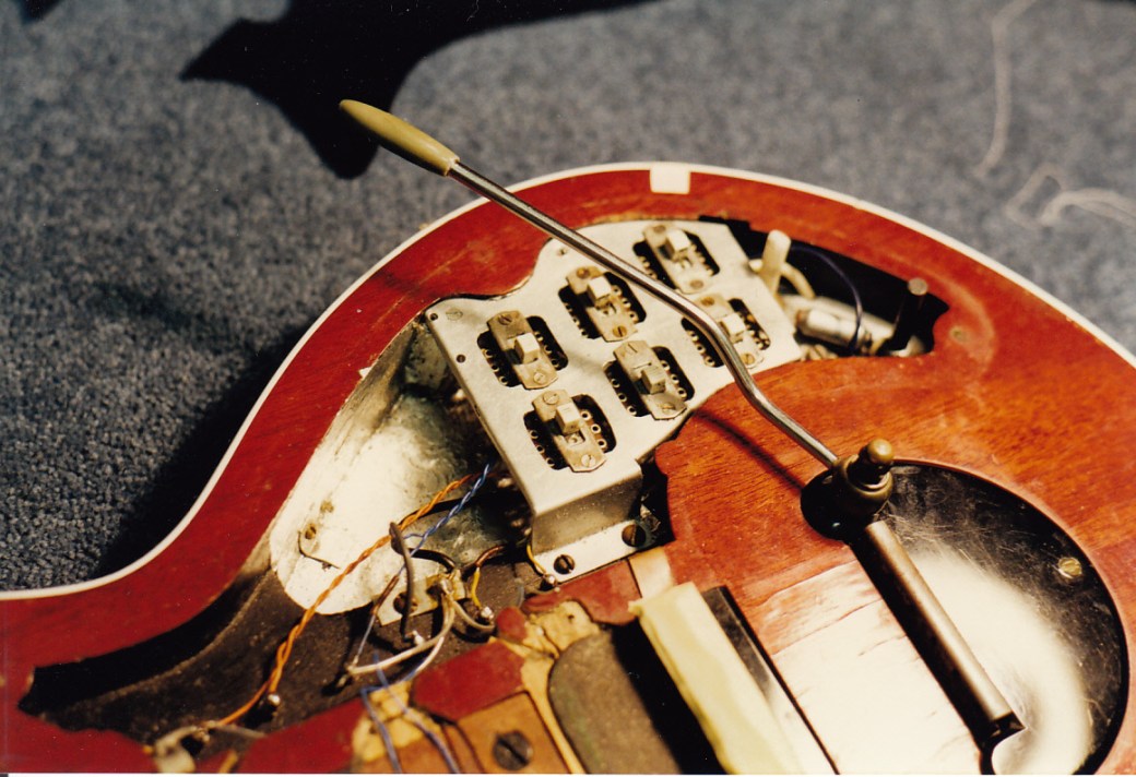 Red Special body and switchplate 9th Jan 1998