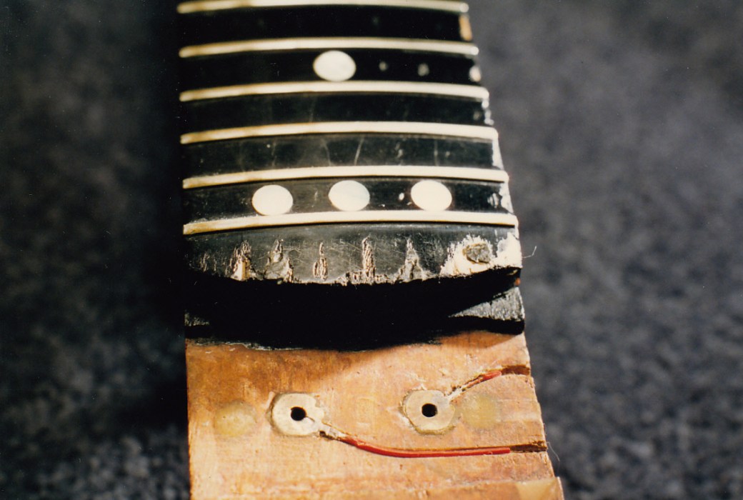 Red Special neck 24th fret end