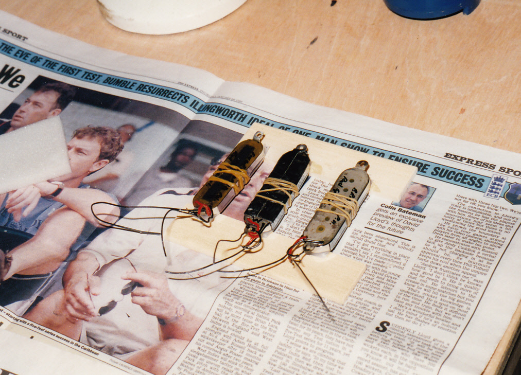 Red Special pickup waxing #2