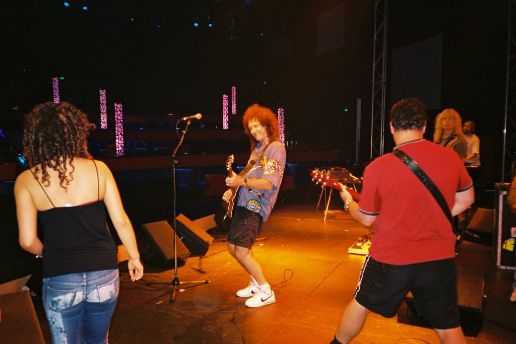 Brian rocking out at WWRY Sydney - these were good fun days!