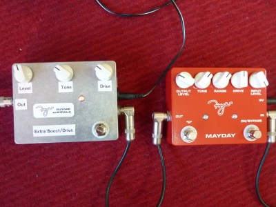Extra Boost-Drive pedal and Mayday WWRY Australia